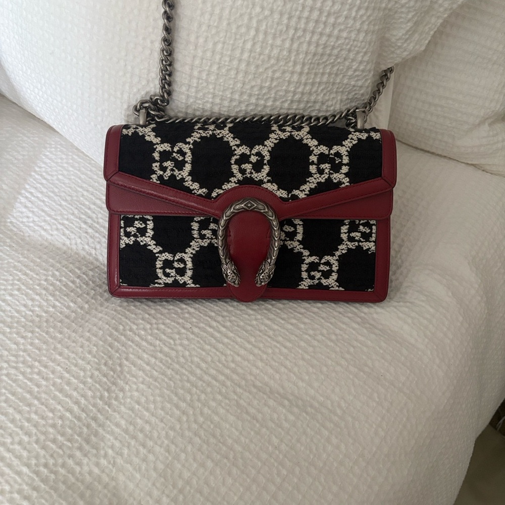 Gucci Dionysus Tweed GG shoulder bag